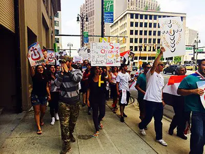 Detroiters rally for Iraq, promote unity