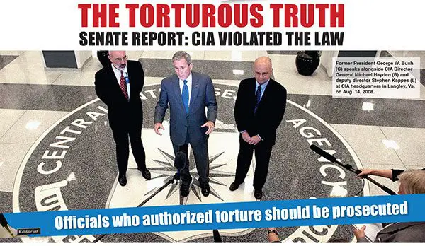 Officials who authorized torture should be prosecuted