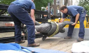 Hubbard's statue was removed, but the struggle continues