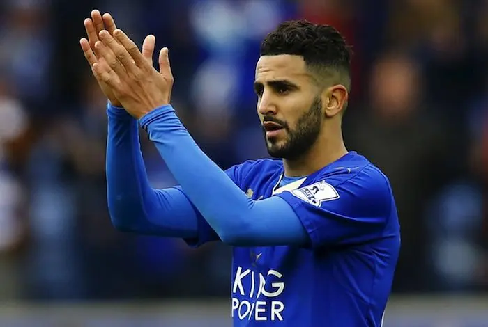 Leicester's Mahrez named player of the year in England