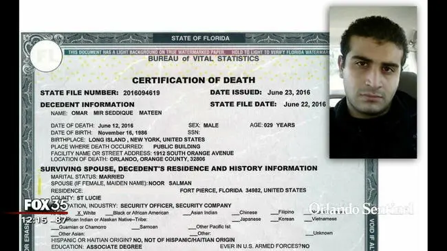 Orlando shooter buried in Muslim cemetery