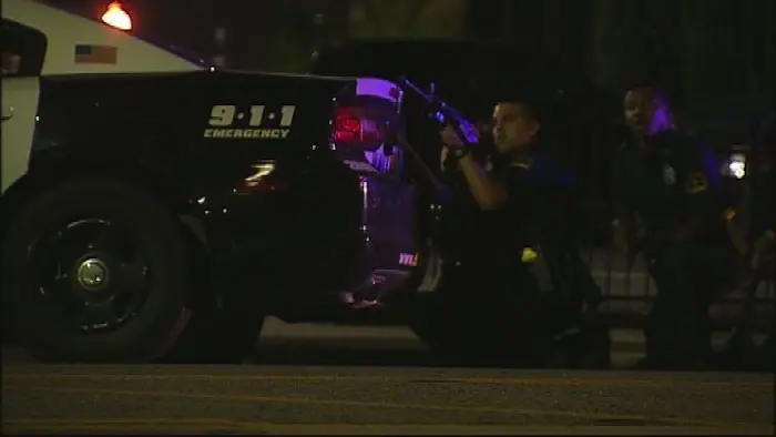 Multiple police officers shot at protest in Dallas