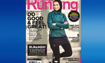 Muslim woman on cover of U.S. fitness magazine