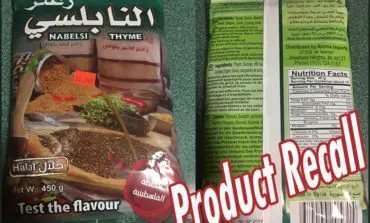Zaatar brand issues recall for excessive levels of lead