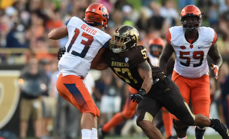 Dearborn native, Lebanese American Ali Fayad stars for Western Michigan University's Broncos football team