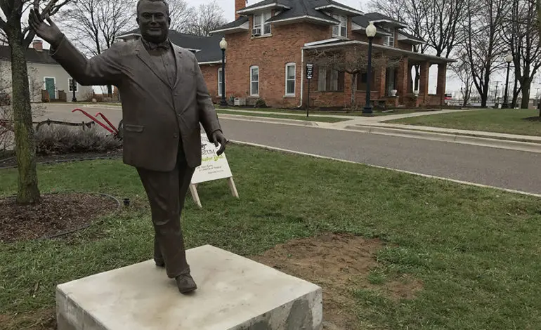 Dearborn's controversial Orville Hubbard statue is back, and so is the debate