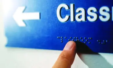 UM-Dearborn student honored for working to fix incorrect braille signs