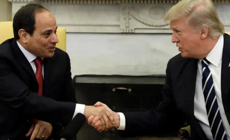 Trump welcomes Egyptian President Sisi to the White House: "He has done a fantastic job"
