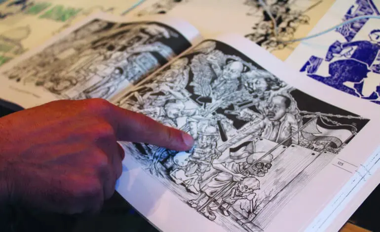 Palestinian cartoonist shares his people's struggle at 'artist talk' in Detroit