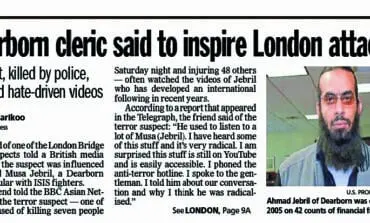 Ahmad Jibril doesn't belong to Dearborn