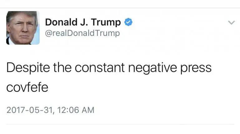 COVFEFE Act would preserve Trump's tweets as official statements