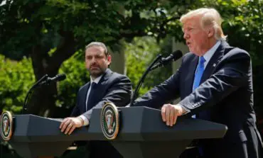 Hariri stays silent as Trump mistakenly says he is fighting Hezbollah