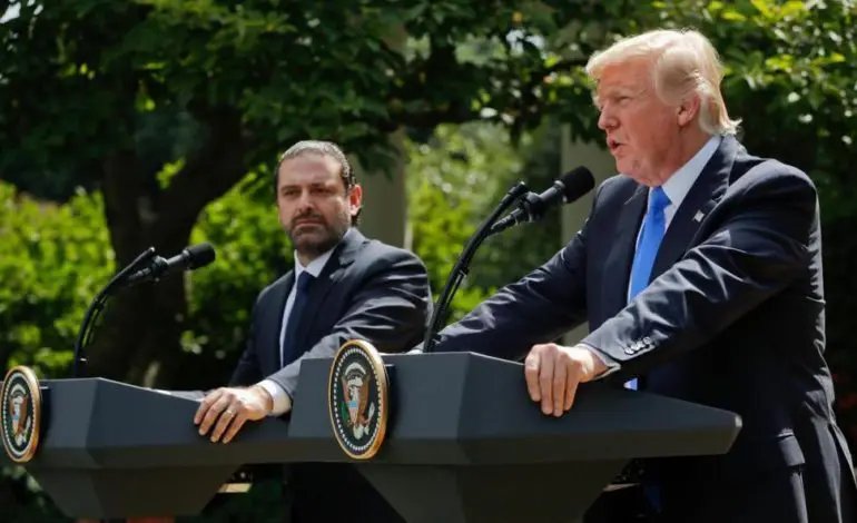 Hariri stays silent as Trump mistakenly says he is fighting Hezbollah