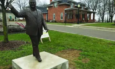 Orville Hubbard statue moved again