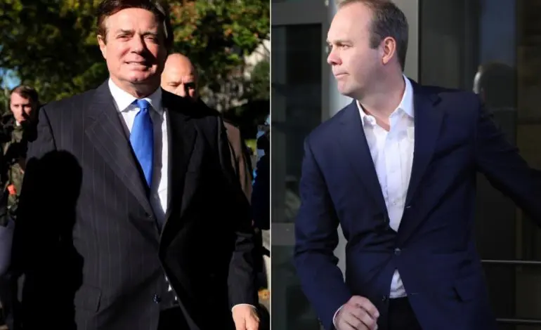 Two ex-Trump aides charged in Russia probe, third pleads guilty