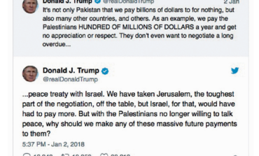 What happens if Trump does stop aid to Palestinians?