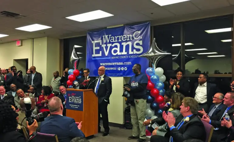 Wayne County Executive Warren Evans announces re-election bid
