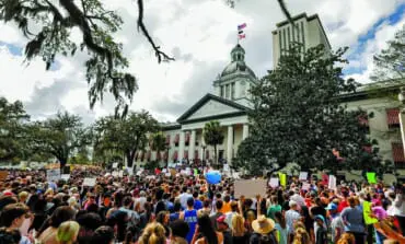 Florida lawmakers pass gun-school safety bill three weeks after massacre