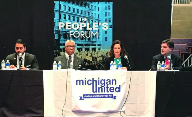 Gubernatorial candidates meet with residents