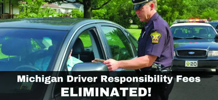 Driver responsibility fee law changed