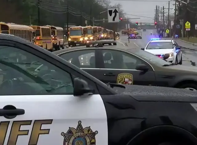 Several shot at Maryland high school, conditions unclear