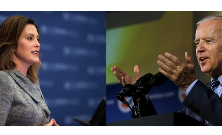 Joe Biden endorses Whitmer for Michigan governor