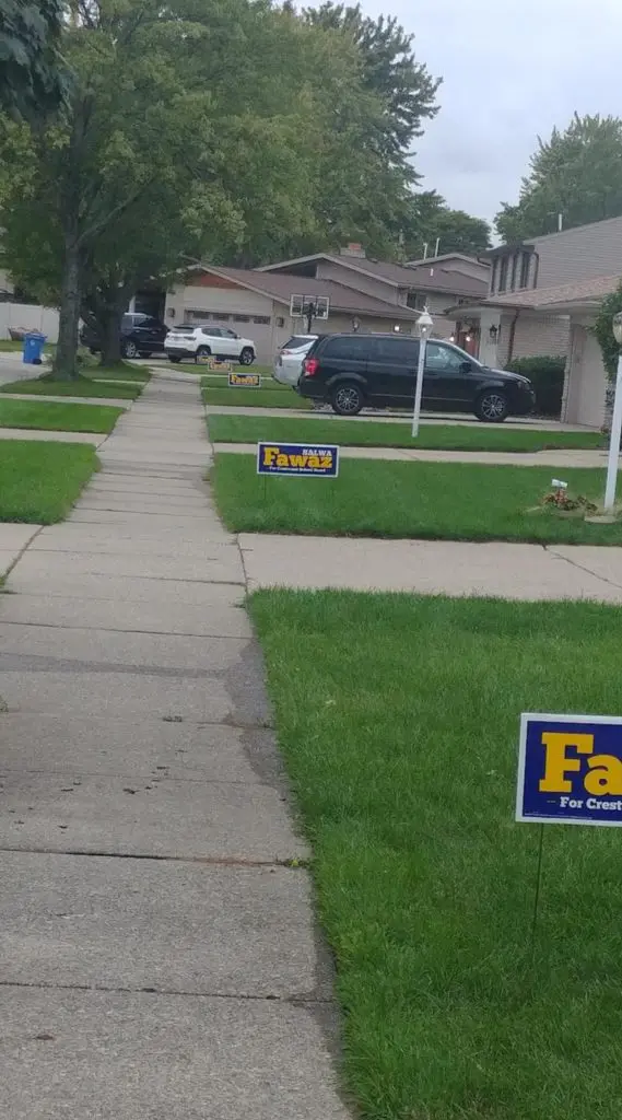Salwa Fawaz campaign signs
