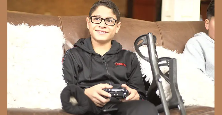 From Gaza to Dearborn: Mohammed Abu Hussein lost his leg, but not his hope