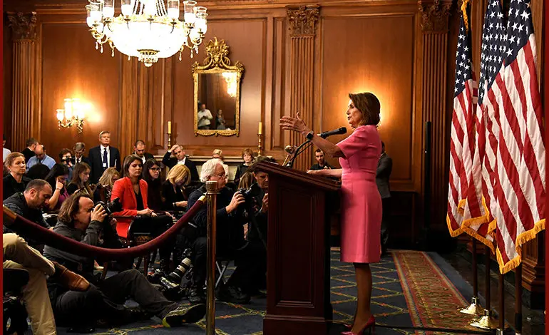 For Democrats, U.S. House win moves Pelosi back to center stage