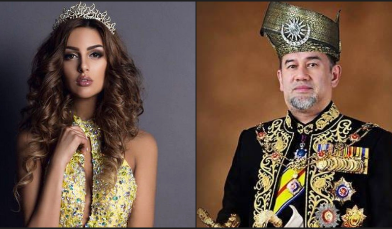 King of Malaysia marries former Miss Moscow