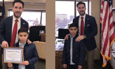 Arab American elementary student visits Lansing as legislator for the day