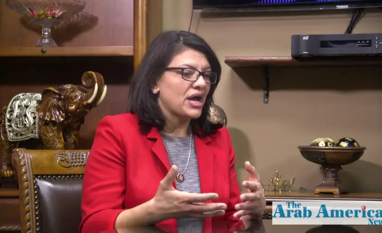 Rashida Tlaib announces impeachment resolution against President Trump
