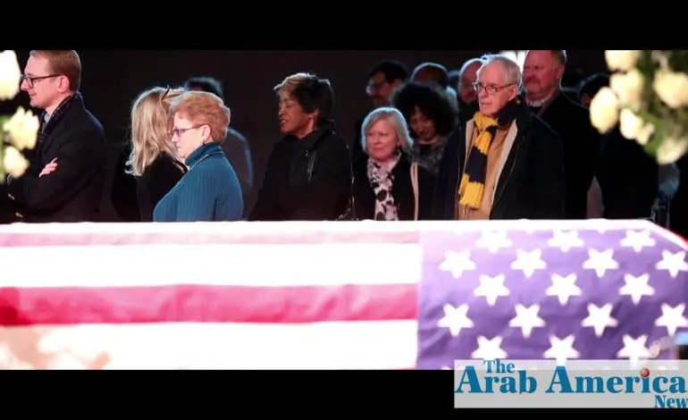 Thousands of mourners lined up to pay tribute to ‘a true hero’ former Congressman John D. Dingell