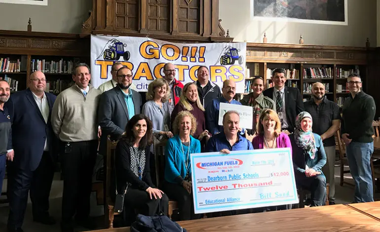 Michigan Fuels gives $12,000 donation to Dearborn Public Schools