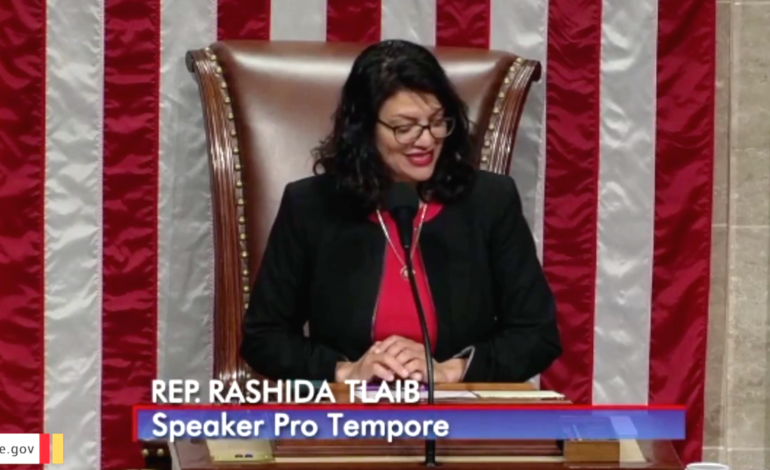 Tlaib becomes first Muslim woman to preside over U.S. House of Representatives