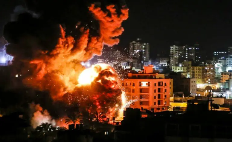 Israel strikes Hamas in Gaza, calling attack a “response” to rocket fire