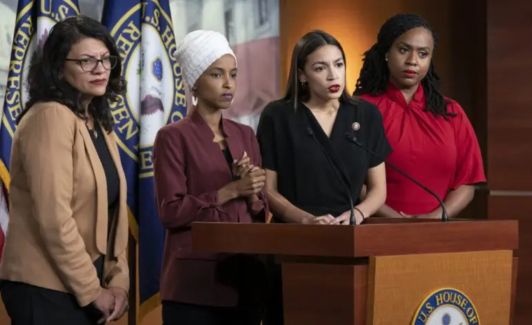 Tlaib and colleagues spar with Trump over racist tweets