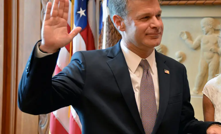 FBI's Wray says most domestic terrorism arrests this year involve White supremacy
