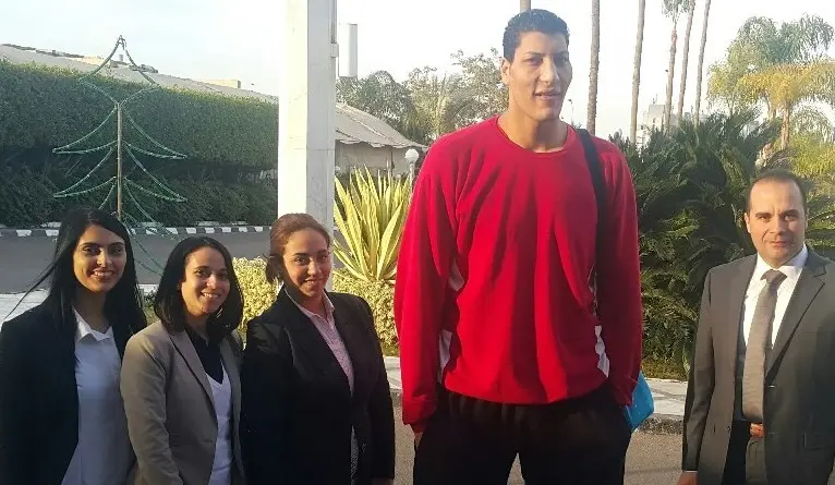 Egyptian player (and 7-foot-7 "Giant") turning heads in African Basketball League