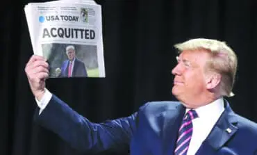 Senate Republicans swiftly acquit Trump of all impeachment charges