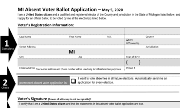 Secretary of State to mail absent voter ballot applications to all May 5 voters