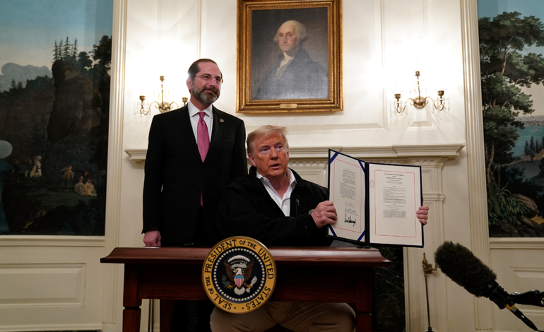 Coronavirus poses new challenge to Trump's re-election bid