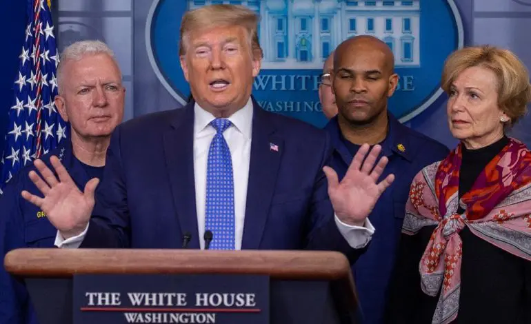 Trump signs aid package offering paid sick leave for coronavirus; end to foreclosures and evictions announced through April