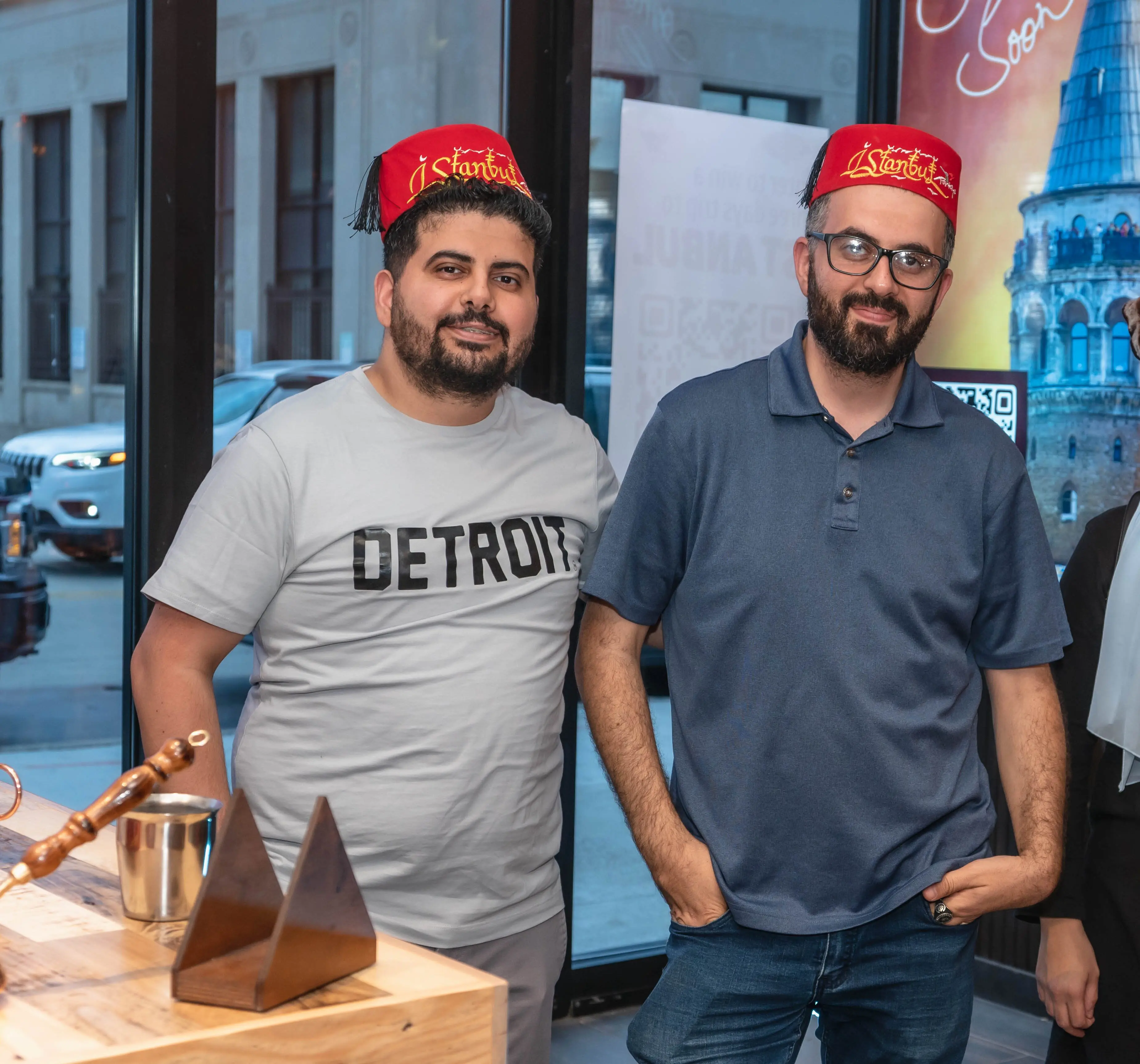 Galata Sweets owner Imad Mohamad (right) and manager Omar Mohamad. Photo courtesy: Imad Mohamad