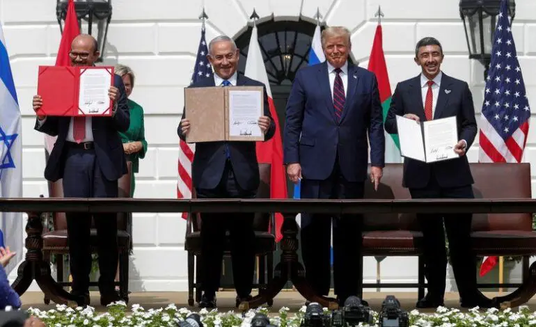 Local activists react to U.S backed normalization treaties struck between UAE, Bahrain and Israel