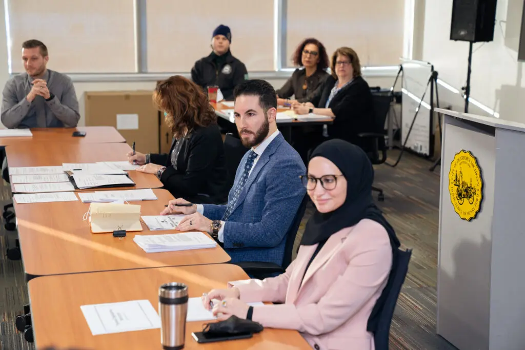 Mayor Abdullah Hammoud and Chief of Staff Zeinab Hussein