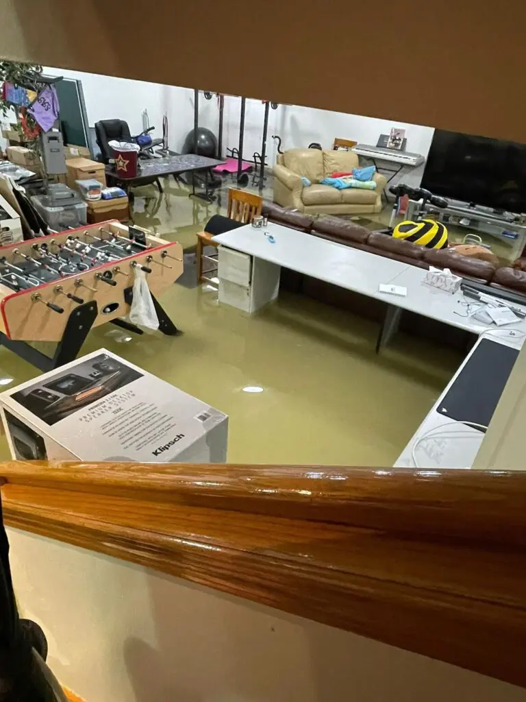 A flooded basement in Dearborn, June 26, 2021. File photo