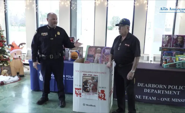 The Dearborn Police Department launches its Toys for Tots Drive this holiday season