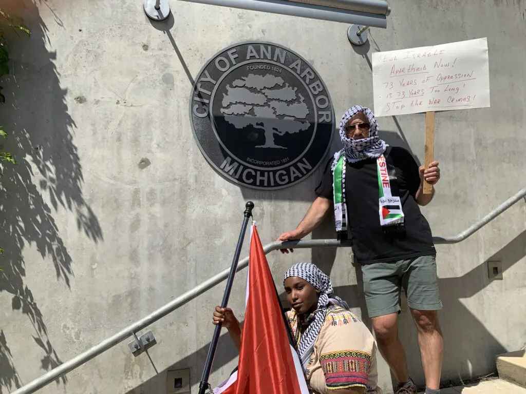 Left: Ann Arbor City Council member, Ali Ramwali (D-Fifth Ward) / Photo: Tariq Luthun