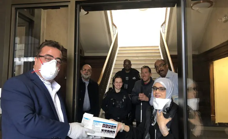 Muslim organization provides much needed assistance to frontline healthcare and emergency workers